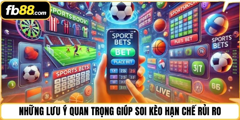 Những lưu ý quan trọng giúp soi kèo hạn chế rủi ro